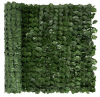 Outdoor Faux Ivy Privacy Screen Fence, Appears New