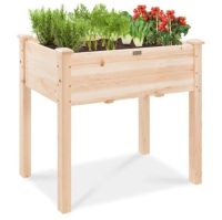 Raised Garden Bed, Elevated Wood Garden Planter Stand, Appears New