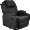 Swivel Rocker Recliner with Massage and Heat&nbsp;