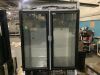 Aegis Scientific Series II Laboratory Use 48 cu.ft. Upright Freezer 2 Sliding Glass Doors Automatic Defrost - For Parts or Repair 