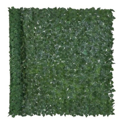 Outdoor Faux Ivy Privacy Screen Fence, 96x72in