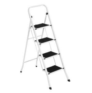 Folding Steel 4-Step Ladder