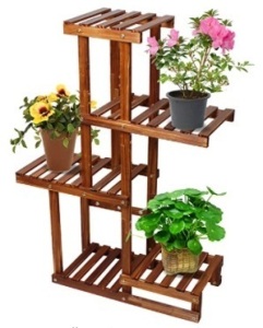 Solid Wood Plant Stand, Appearrs New, Retail 21.99