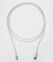 Case of (12) heyday 6'&nbsp;Lightning to USB-A Round Cable, Aqua