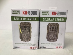 Lot of (2) Moultrie Trail Cameras, Untested, E-Commerce Return, Retail 99.99 ea
