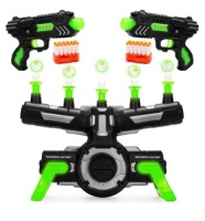 Glow-in-the-Dark Floating Target & Gun Set w/ 24 Darts, 20 Targets