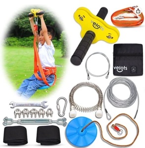 Velots Zipline Kit, Appears New, Retail 95.99