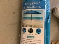 Sunnyglade 9 Ft Patio Umbrella, Appears New