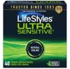 Case of (24) LifeStyles Ultra Sensitive Lubricated Latex Condoms - 40ct