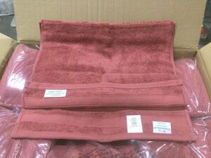 Case of Threshold Performance Hand Towels, Red 