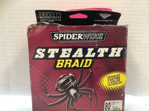 Spiderwire Stealth Braid 80lb, E-Commerce Return, Retail 54.99