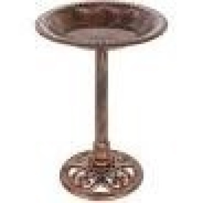 BCP. SKY. 4606  :  Best Choice Products  OutDoor Rustic  Pedestal Bird Bath Accent For Garden 