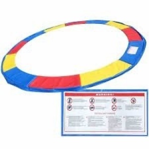 Colorful Safety Round Spring Pad Replacement Cover For 14' Trampoline