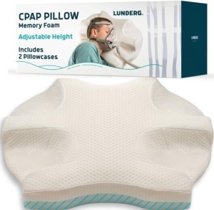 Lunderg Cpap Pillow for Side Sleepers, E-Commerce Return, Retail - $69.95