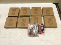 Lot of (8) New&nbsp;Neoteck Pocket Manual Ranging Digital Multimeter with 2 Test Leads Set