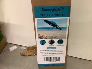 9ft LED Umbrella, Appears New