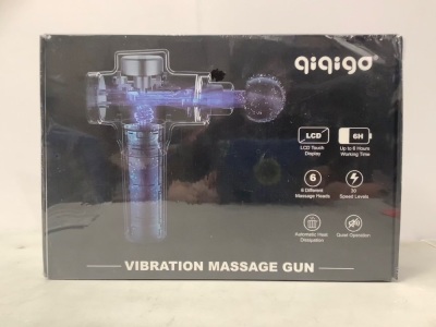 Qiqigo Vibration Massage Gun, Untested, New, Retail 69.99