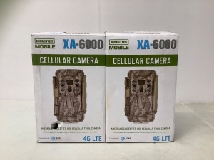 Lot of (2) Moultrie XA-6000 Cellular Trail Cams, E-Commerce Return, Untested, Retail - $239.98