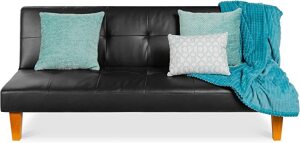 Convertible Lounge Futon Sofa Bed w/Adjustable Back