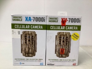 Lot of (2) Moultrie Cellular Trail Cams, E-Commerce Return, Untested, Retail - $479.98