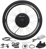 Voilamart Electric Bicycle Wheel Kit 26" Front Wheel 48V 1000W E-Bike Conversion Kit, Cycling Hub Motor with Intelligent Controller and PAS System for Road Bike. Appears New