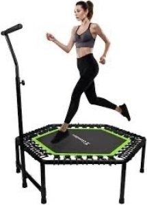 Indoor Trampoline for Adults - Portable & Foldable, Unknown if Complete