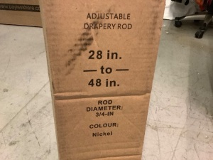 Adjustable Drapery Rod, Appears New