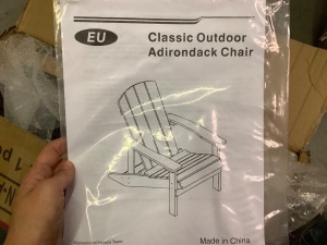 Classic Outdoor Adirondack Chair, Appears New