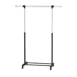 Case of (2) Adjustable Single Rod Garment Racks