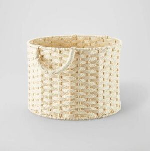 Case of (2) Twisted Paper Rope Baskets