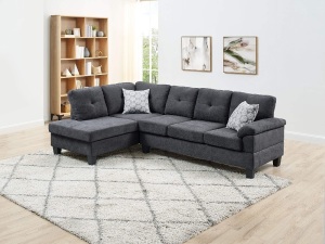 2 Piece Upholstered Sectional Sofa. NEW