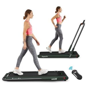 2.25HP 2 in 1 Folding Under Desk Treadmill W/ Remote Control APP