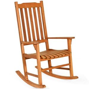 Outdoor Eucalyptus Rocking Chair 