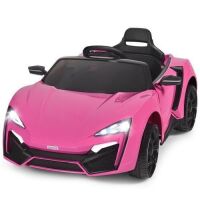 12V Kids Ride On Car 2.4G RC Electric Vehicle w/ Lights MP3 Openable Doors&nbsp;