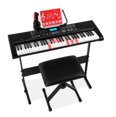 61-Key Beginners Electronic Keyboard Piano Set For Teenagers & Adults,NEW