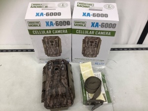 Lot of (2) Moultrie Trail Cameras, Untested, E-Commerce Return, Retail 399.98