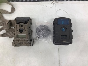 Lot of (2) Trail Cameras, Untested, E-Commerce Return