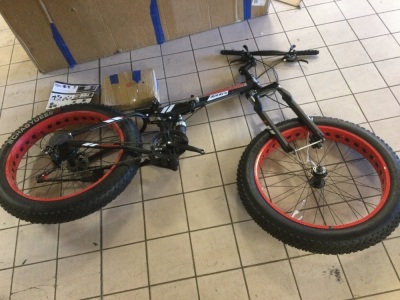 26" Fat Tire 21-Speed Folding Mountain Bike. Appears New