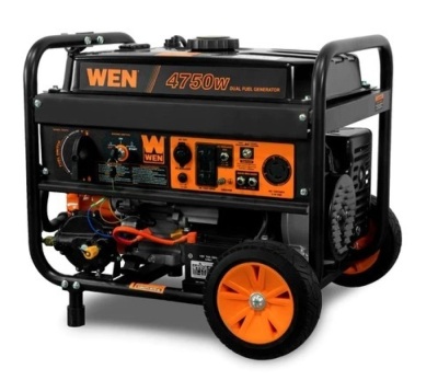 WEN DF475T, Gasoline & Propane Powered Electric Start Portable Generator