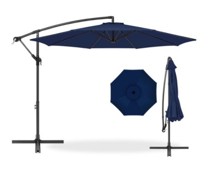 Offset Hanging Patio Umbrella - 10ft, Navy Blue