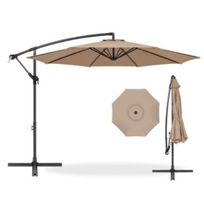 Offset Hanging Patio Umbrella - 10ft, Used 