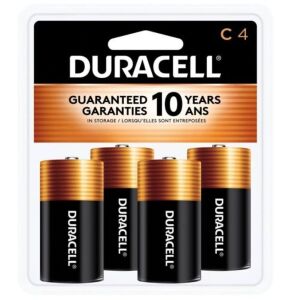 Case of (18) Duracell Coppertop C Batteries - 4 Pack Alkaline Battery