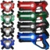Set of 4 Infrared Laser Tag Blasters and Vests for Kids & Adults - Appears New&nbsp;