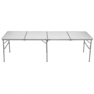 8' Aluminum Folding Picnic Camping Table 