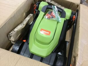 14-Inch 12Amp Lawn Mower w/Folding Handle