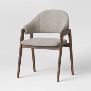 Ingleside Open Back Upholstered Wood Frame Dining Chair 