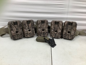 Lot of (5) Trail Cameras, Untested, E-Commerce Return, Retail 499.95