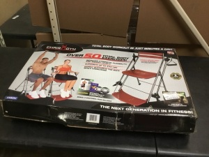 Chair Gym Workout Kit with 3 DVDs - Appears New   