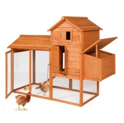 Multi-Level Wooden Chicken Coop, 80in