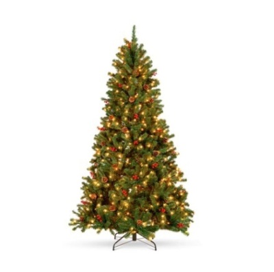 6ft Pre-Lit Pre-Decorated Spruce Christmas Tree